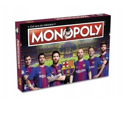 okładka Monopoly  FC Barcelona  2018 książka
