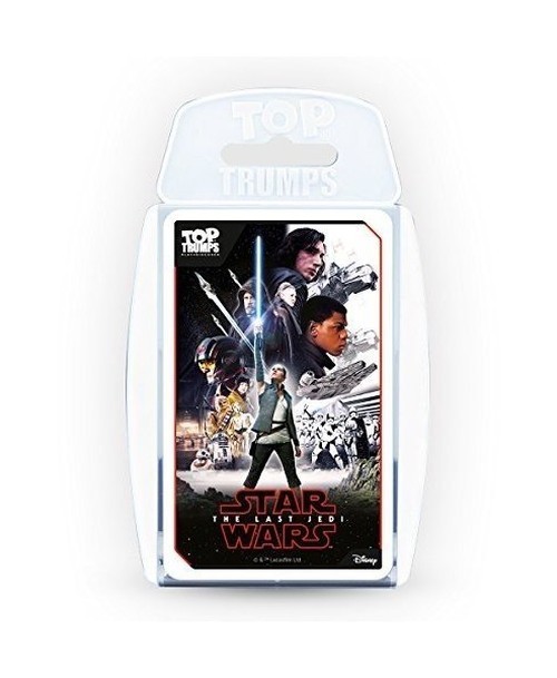 okładka Top Trumps Star Wars The Last Jedi książka