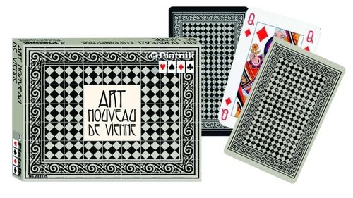 okładka Karty  Art Nouveau de Vienne 2 talie książka