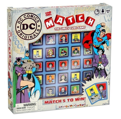 okładka Top Trumps Match DC Superheroes książka
