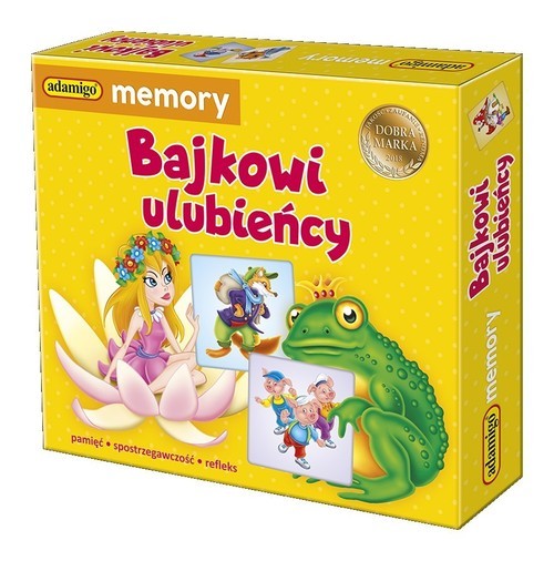 okładka Memory Bajkowi ulubieńcy książka