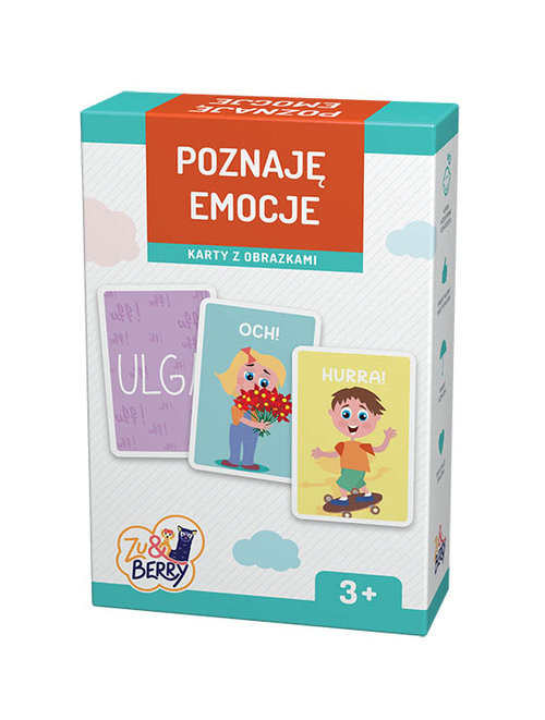 okładka Poznaję emocje Karty z obrazkami książka