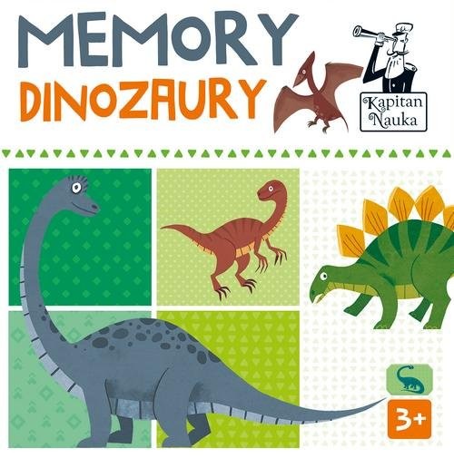 okładka Kapitan Nauka Memory Dinozaury książka