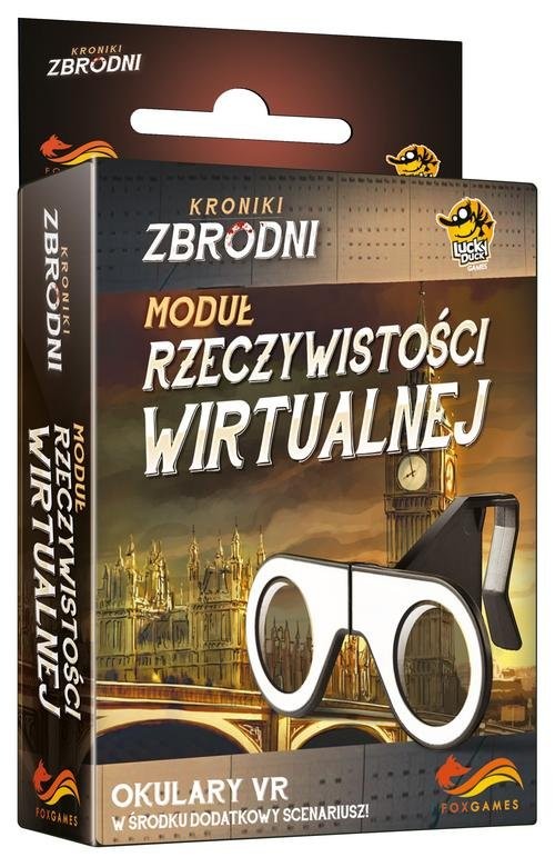 okładka Kroniki Zbrodni Moduł Rzeczywistości Okulary VR książka | Cicurel David