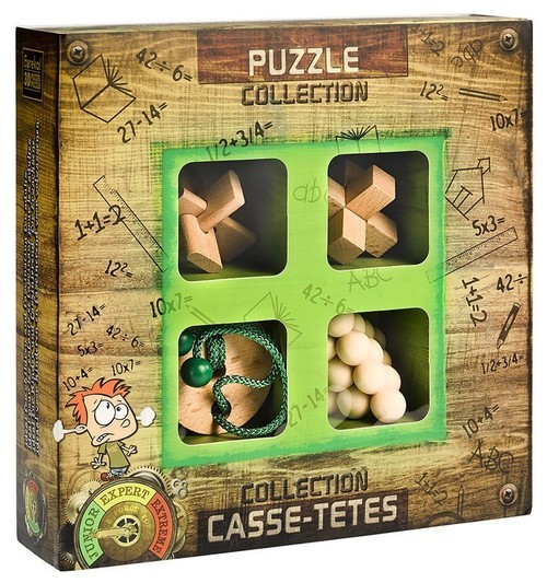 okładka Łamigłowki drewniane 4 sztuki Junior książka