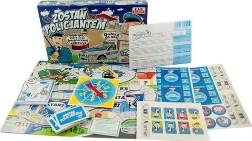 okładka Zostań policjantem Gra edukacyjna książka