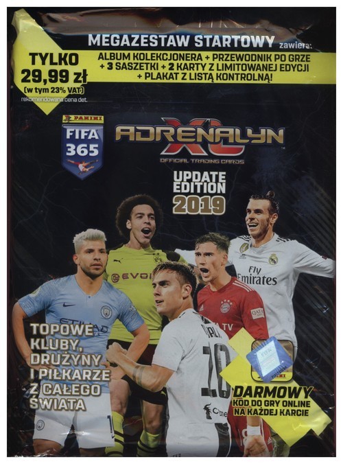 okładka Adrenalyn XL FIFA 365 2019 Update Edition Megazestaw startowy książka