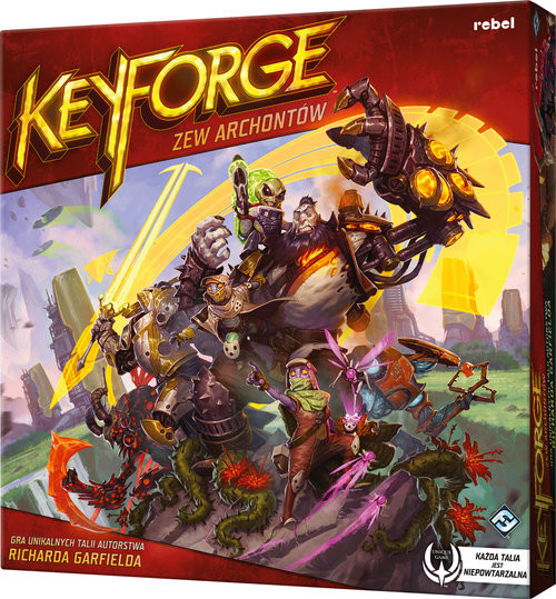 okładka KeyForge Zew Archontów Pakiet startowy książka
