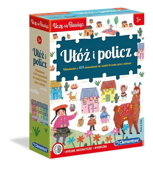 okładka Ułóż i policz książka