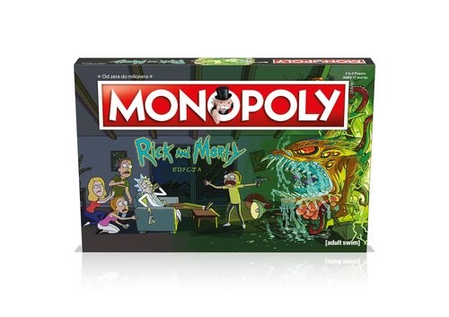 okładka Monopoly Rick i Morty książka