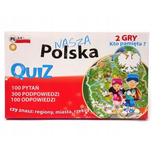okładka Nasza Polska Quiz 2 gry Kto pamięta? książka