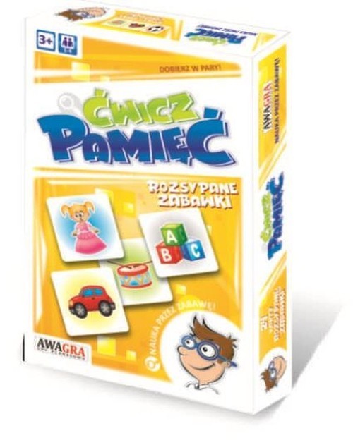 okładka Ćwicz pamięć Rozsypane zabawki książka