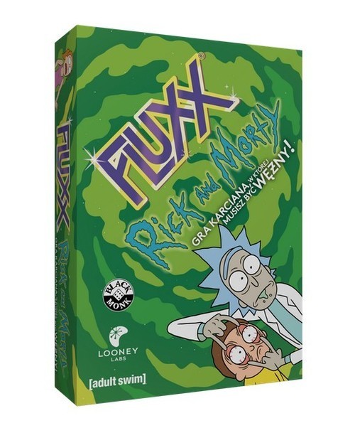 okładka Fluxx Rick and Morty książka