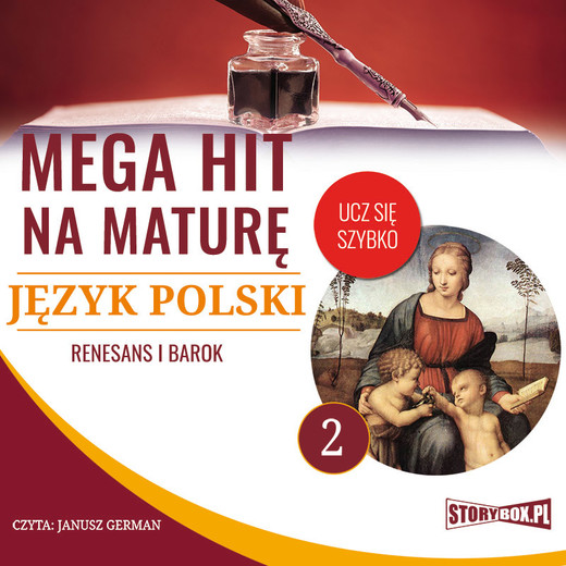 okładka Mega hit na maturę. Język polski 2. Renesans i barok audiobook | MP3 | Małgorzata Choromańska