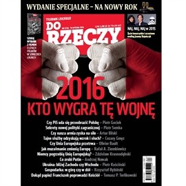 okładka Audio Do Rzeczy, Nr 01 z 28.12.2015 audiobook | MP3 | Do Rzeczy