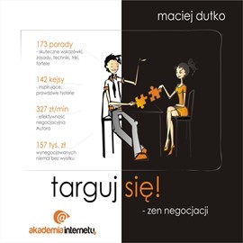 okładka Targuj się! Zen negocjacji audiobook | MP3 | Maciej Dutko