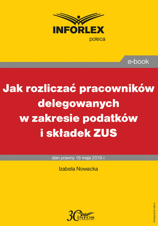 okładka Jak rozliczać pracowników delegowanych w zakresie podatków i składek ebook | pdf | Izabela Nowacka