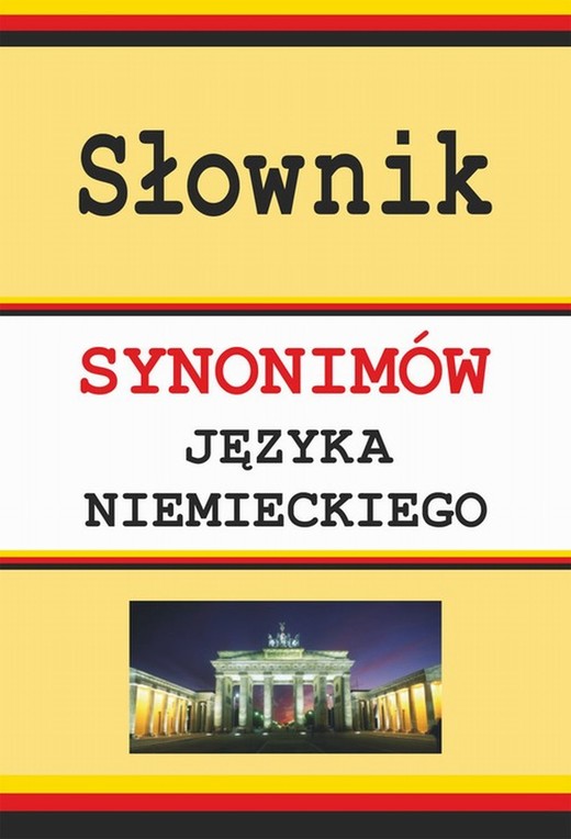 okładka Słownik synonimów języka niemieckiego ebook | pdf | Monika Smaza