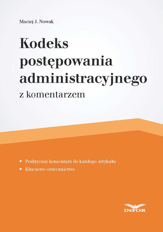 okładka Kodeks postępowania administracyjnego z komentarzem ebook | pdf | Maciej Nowak