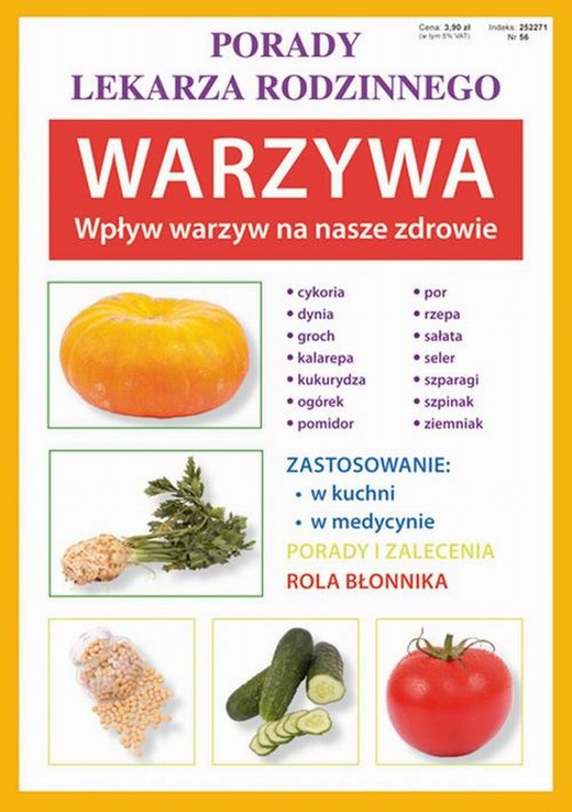 okładka Warzywa. Wpływ warzyw na nasze zdrowie ebook | pdf | Anna Kubanowska