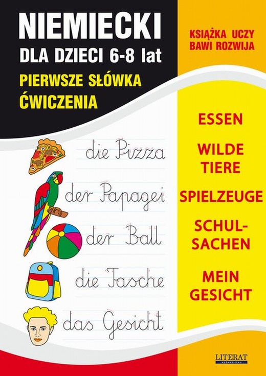 okładka Język niemiecki dla dzieci. Pierwsze słówka. Ćwiczenia. 6-8 lat ebook | pdf | Joanna Bednarska, Monika von Basse
