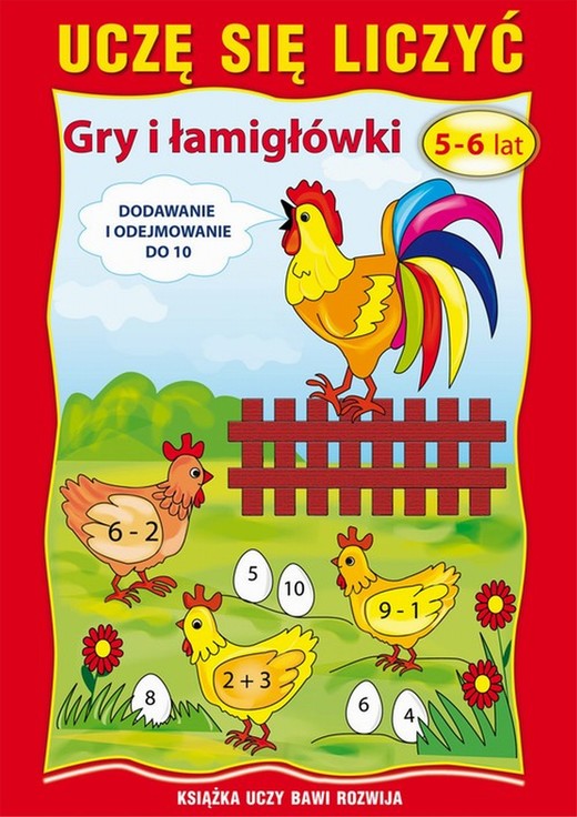 okładka Uczę się liczyć. Gry i łamigłówki. 5-6 lat ebook | pdf | Beata Guzowska, Katarzyna Kojtka