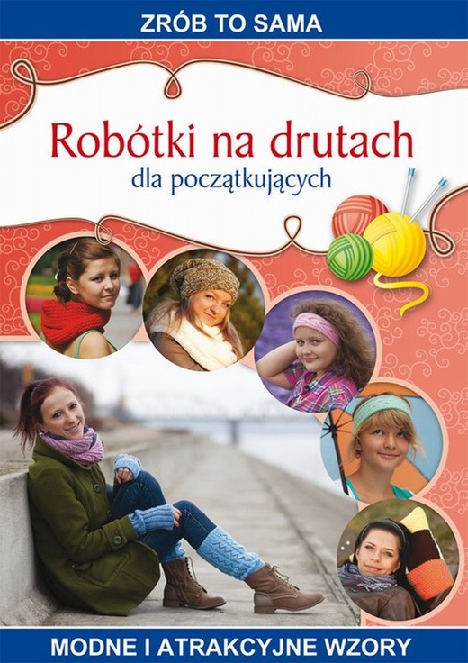okładka Robótki na drutach dla początkujących ebook | pdf | Iwona Kurto-Dzikielewska