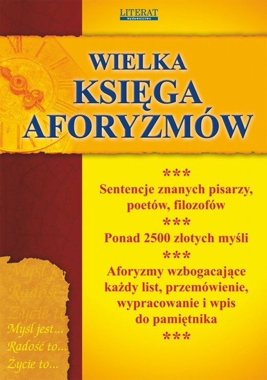 okładka Wielka księga aforyzmów ebook | pdf | Praca Zbiorowa