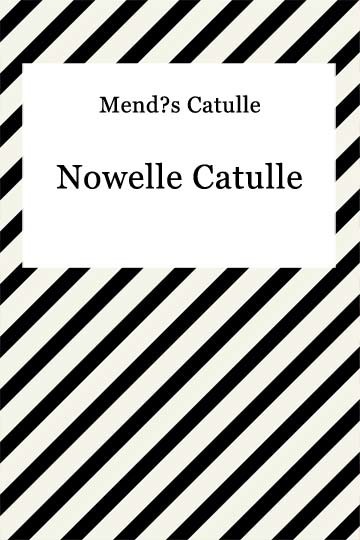 okładka Nowelle Catulle ebook | epub, mobi | Catulle Mendes