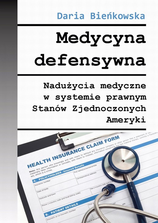 okładka Medycyna defensywna ebook | epub, mobi | Daria Bieńkowska