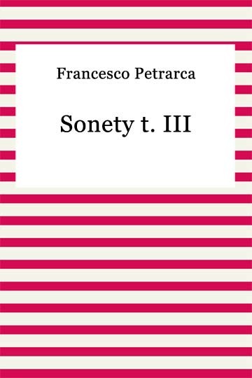 okładka Sonety t. III ebook | epub, mobi | Francesco Petrarca