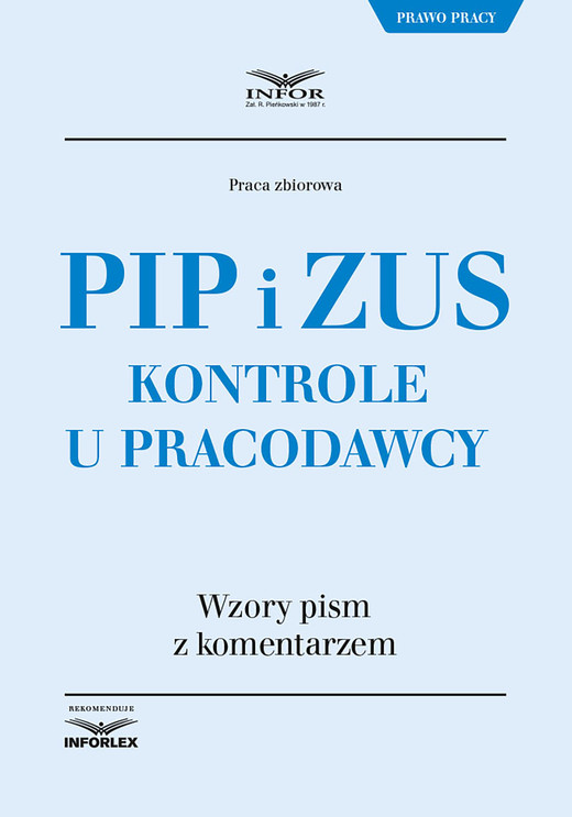 okładka PIP i ZUS Kontrole u pracodawcy ebook | pdf | Praca Zbiorowa