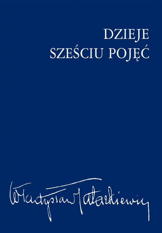 okładka Dzieje sześciu pojęć ebook | epub, mobi | Władysław Tatarkiewicz