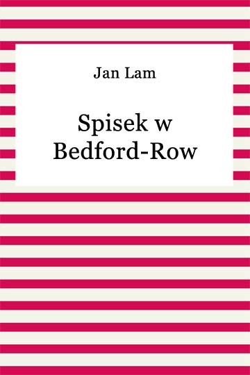 okładka Spisek w Bedford-Row ebook | epub, mobi | Jan Lam