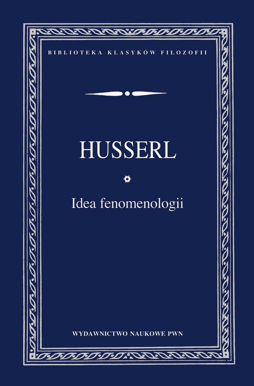 okładka Idea fenomenologii ebook | epub, mobi | Edmund Husserl