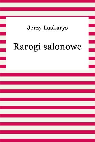 okładka Rarogi salonowe ebook | epub, mobi | Jerzy Laskarys