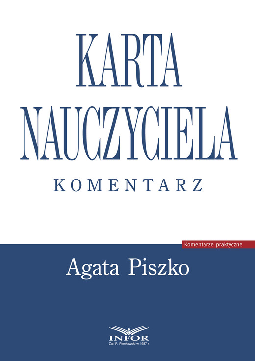 okładka Karta Nauczyciela. Komentarz ebook | pdf | Agata Piszko