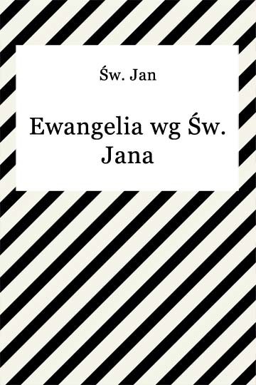 okładka Ewangelia wg Św. Jana ebook | epub, mobi | Sw. Jan