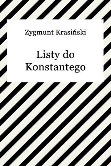 okładka Listy do Konstantego Gaszyńskiego ebook | epub, mobi | Zygmunt Krasiński