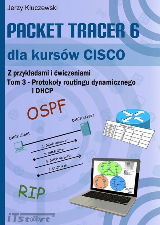 okładka Packet Tracer 6 dla kursów CISCO TOM 3 ebook | pdf | Jerzy Kluczewski
