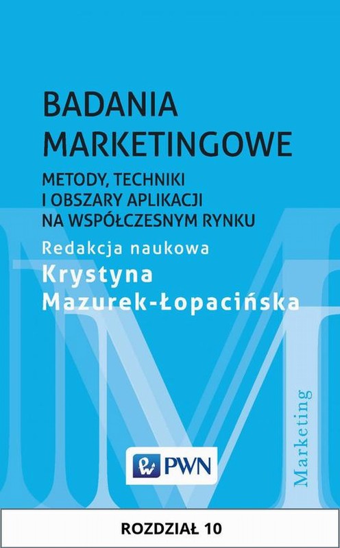 okładka Badania marketingowe. Rozdział 10 ebook | epub, mobi | Krystyna Mazurek-Łopacińska