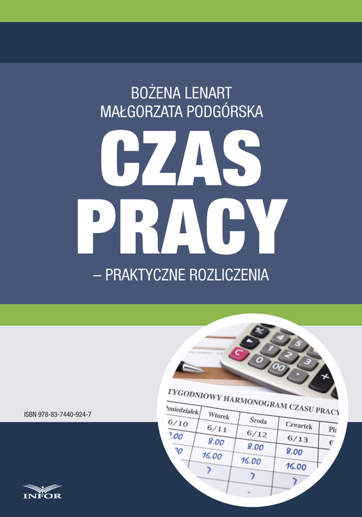 okładka Czas pracy – praktyczne rozliczenia ebook | pdf | Małgorzata Podgórska
