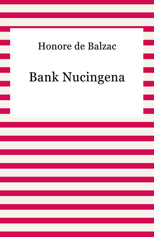 okładka Bank Nucingena ebook | epub, mobi | Honoriusz Balzak