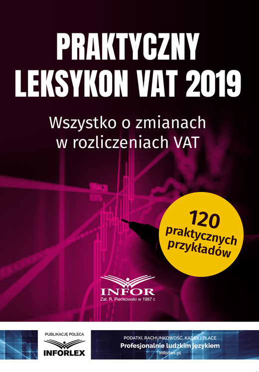 okładka Praktyczny leksykon VAT 2019 ebook | pdf | Praca Zbiorowa