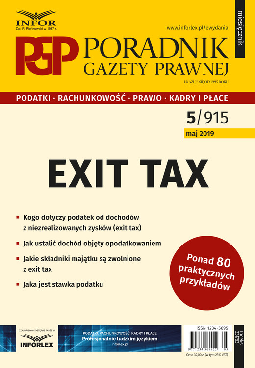 okładka Exit tax ebook | pdf | Praca Zbiorowa