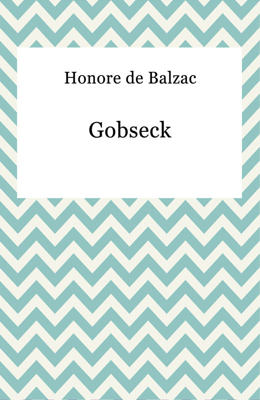 okładka Gobseck ebook | epub, mobi | Honoriusz Balzak