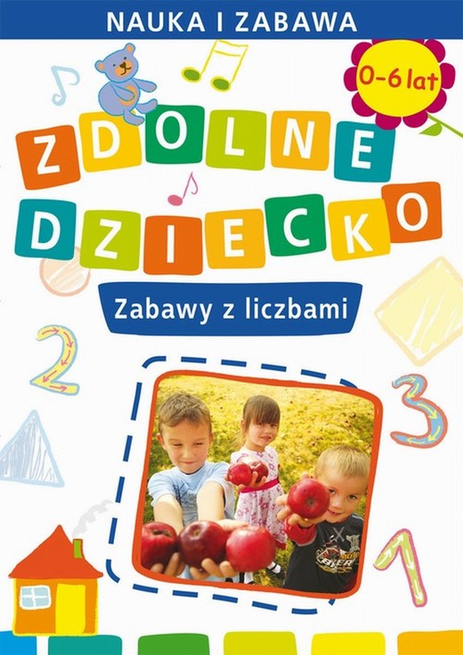okładka Zdolne dziecko. Zabawy z liczbami ebook | pdf | Joanna Paruszewska