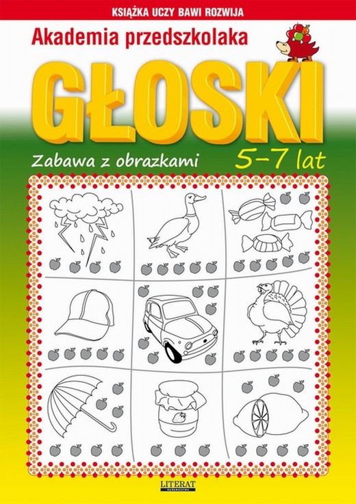 okładka Akademia przedszkolaka. Głoski. Zabawy z obrazkami. 5-7 lat ebook | pdf | Beata Guzowska