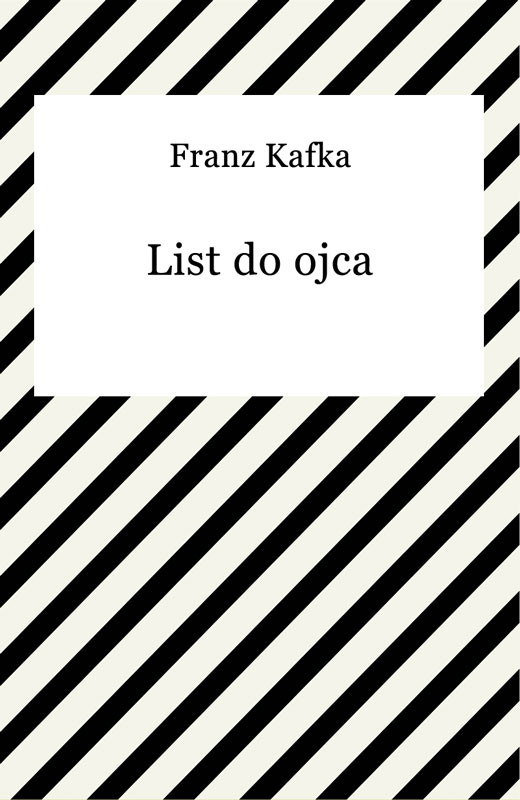 okładka List do ojca ebook | epub, mobi | Franz Kafka