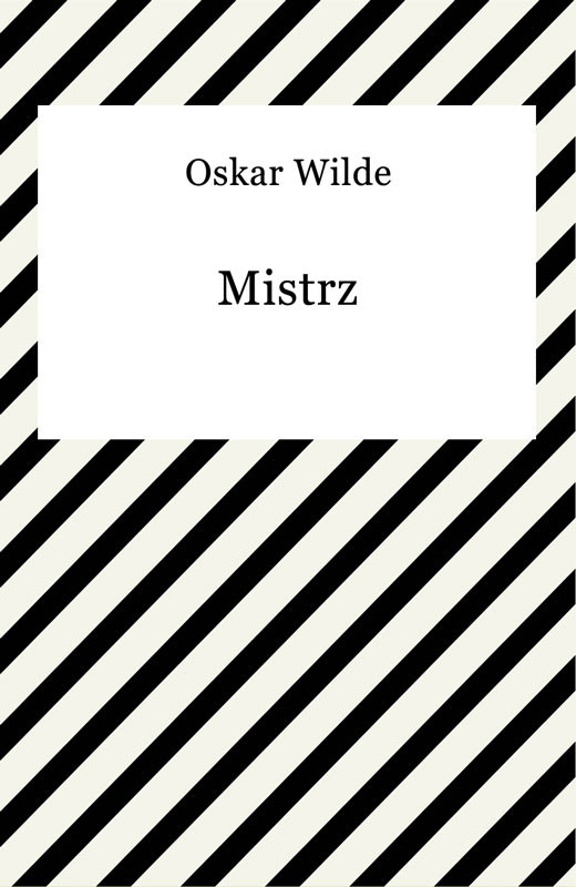 okładka Mistrz ebook | epub, mobi | Oscar Wilde